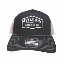 Load image into Gallery viewer, Black front White Mesh Shield Snapback